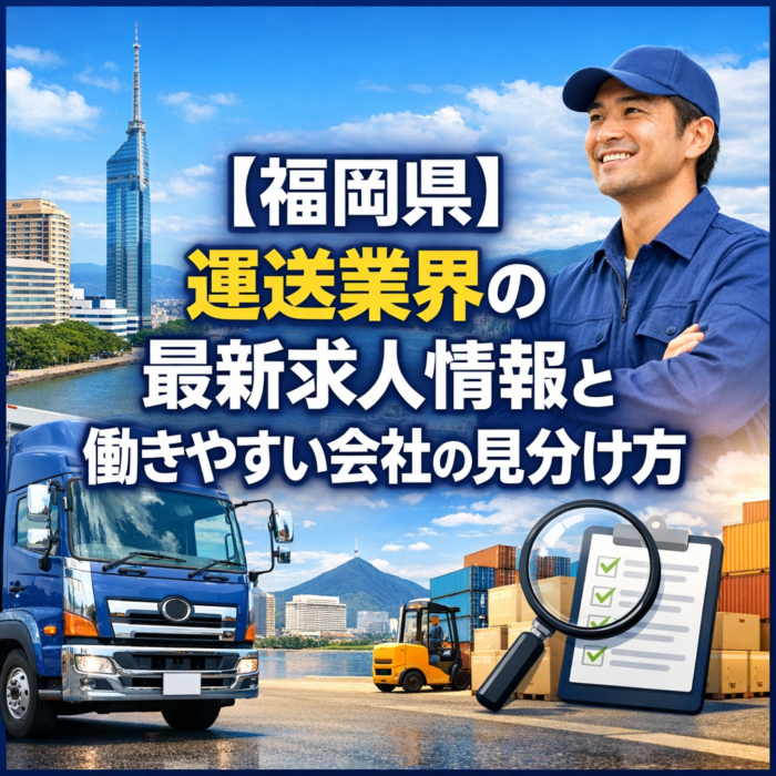 【福岡県】運送業界の最新求人情報と働きやすい会社の見分け方
