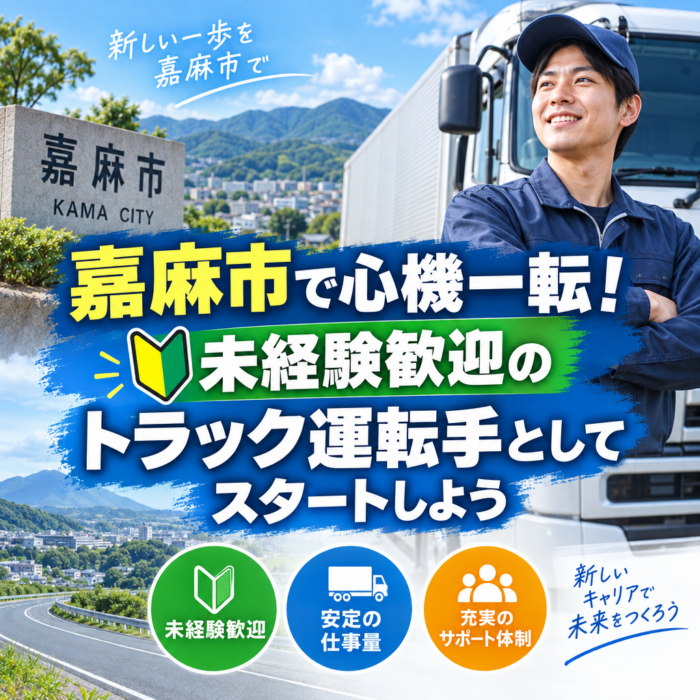 嘉麻市で心機一転！未経験歓迎のトラック運転手としてスタートしよう